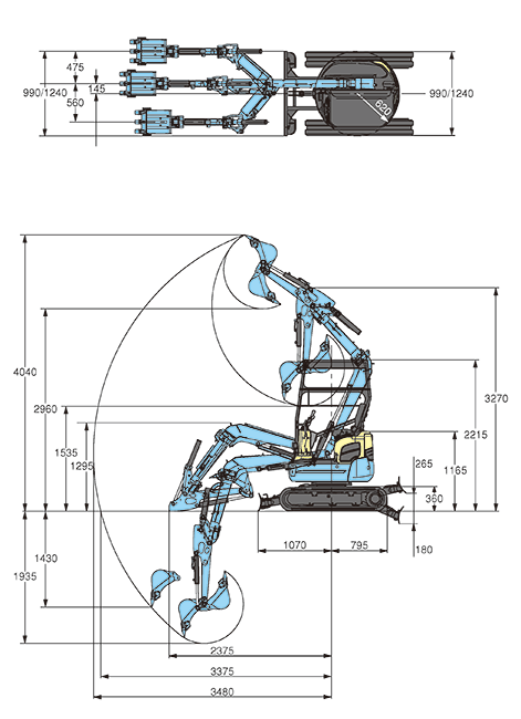 U-17-3α作業範囲