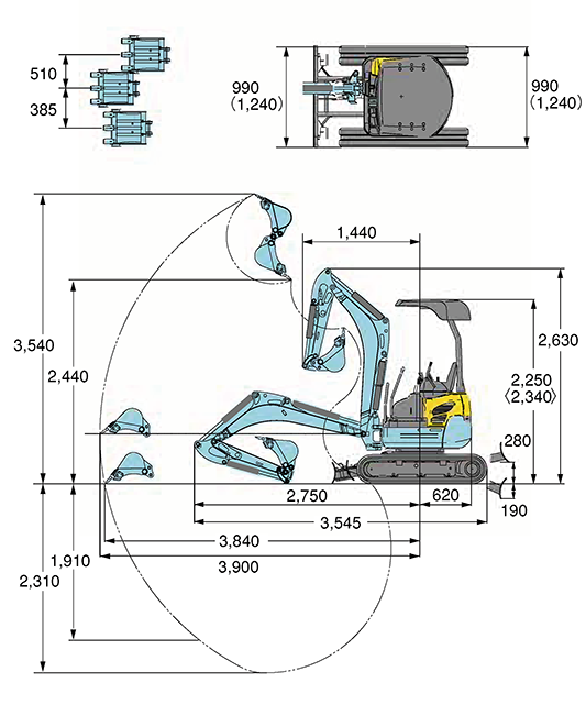 U-17-3α作業範囲