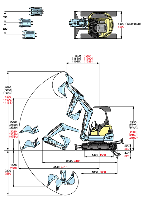 U-008-5／U-10-5 作業範囲