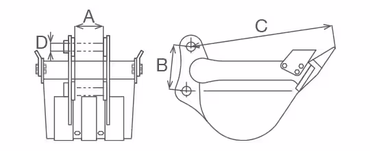 バケットの付け外しがカンタン。油圧式クイックヒッチ